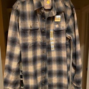 Carhartt Flannel Shirt NWT, Large Tall